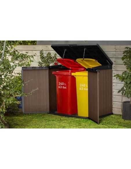 Keter Contenitore da giardino STORE-IT-OUT DARWIN MARRONE EVOTECH+