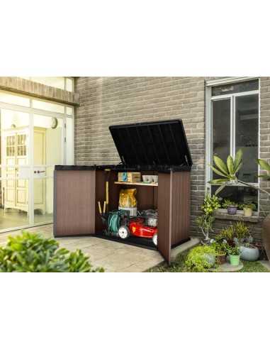 Keter Contenitore da giardino STORE-IT-OUT DARWIN MARRONE EVOTECH+