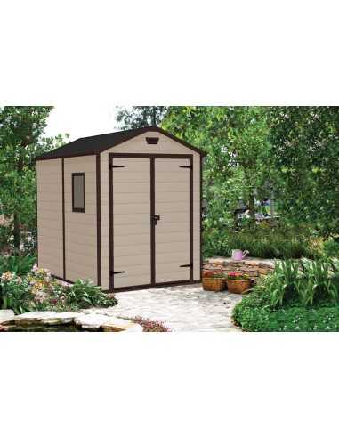 Keter casetta da giardino in resina MANOR 6x8 BEIGE