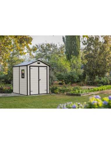 Keter casetta da giardino in resina MANOR 6x8 BEIGE