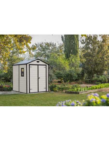 Keter casetta da giardino in resina MANOR 6x8 BEIGE