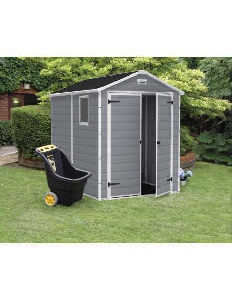 Keter casetta da giardino in resina MANOR 6x8 GRIGIO