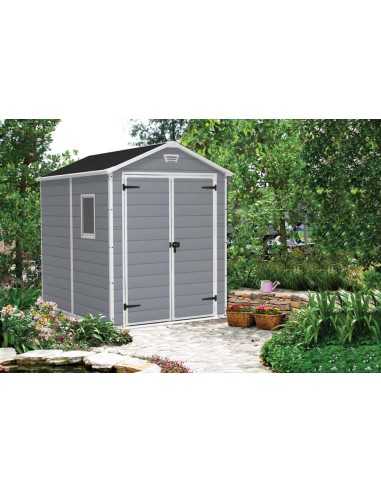 Keter casetta da giardino in resina MANOR 6x8 GRIGIO
