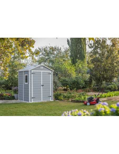 Keter casetta da giardino in resina MANOR 6x5 GRIGIO