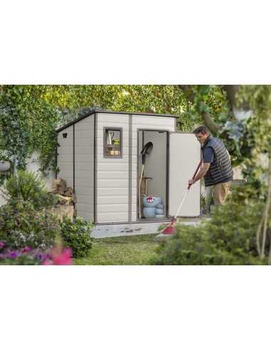 Keter casetta da giardino in resina MANOR PENT 6x6 BEIGE