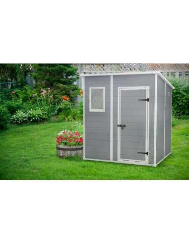 Keter casetta da giardino in resina MANOR PENT 6x6 GRIGIO