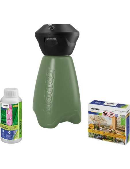 Nebulizzatore antizanzare a batteria Stocker Geyser 2 litri KIT Plus