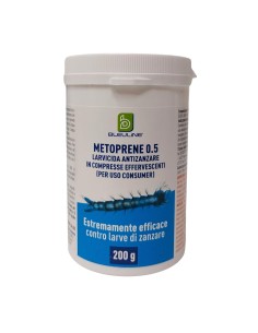 Larvicida antizanzare Metoprene 0,5 - compresse 100 pz