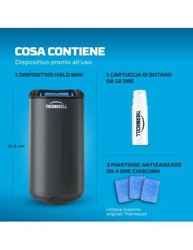 ThermaCELL Mini Halo Navy - Repellente zanzare, mosche e pappataci