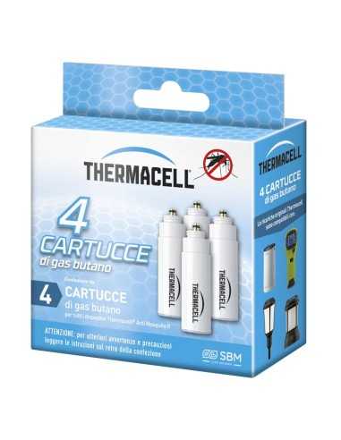Thermacell ricarica 4 Cartucce gas butano