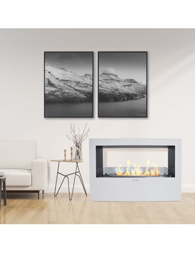 Camino a bioetanolo bifacciale Giotto S 100x70 | Divina Fire