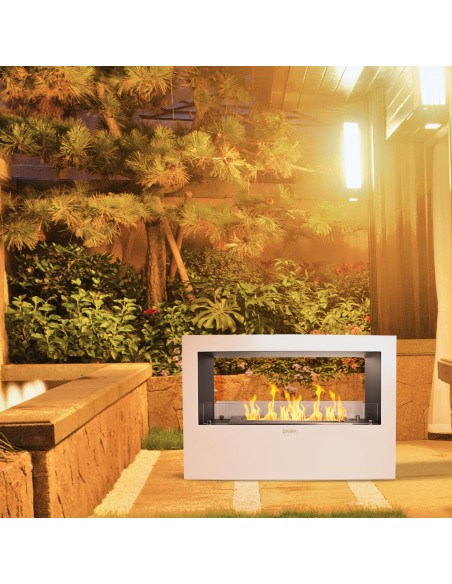 Camino a bioetanolo bifacciale Giotto S 100x70 | Divina Fire