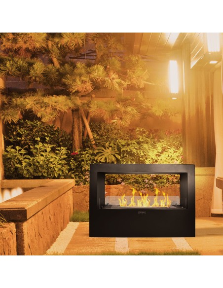 Camino a bioetanolo bifacciale Giotto S 100x70 | Divina Fire