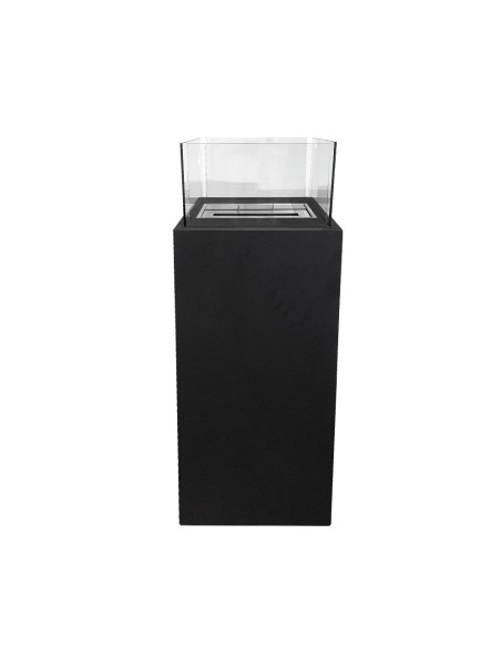 Camino a bioetanolo da terra con vetro Ischia | Divina Fire