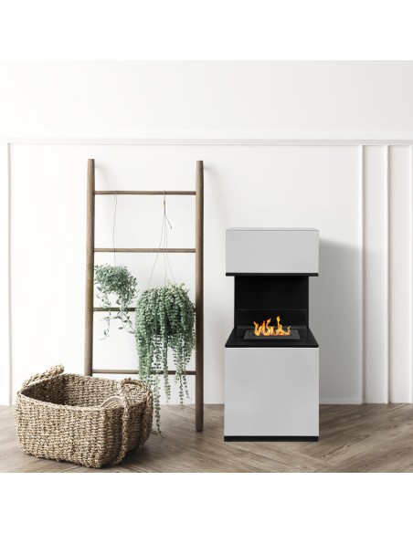 Biocamino da terra moderno Oslo H100 | Divina Fire