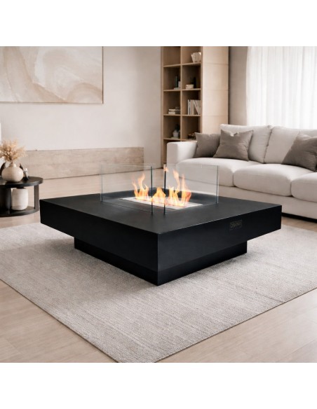 Tavolo braciere a bioetanolo Panarea 70x70 | Divina Fire