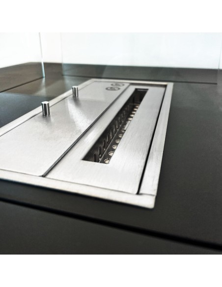 Tavolo braciere a bioetanolo Panarea 70x70 | Divina Fire