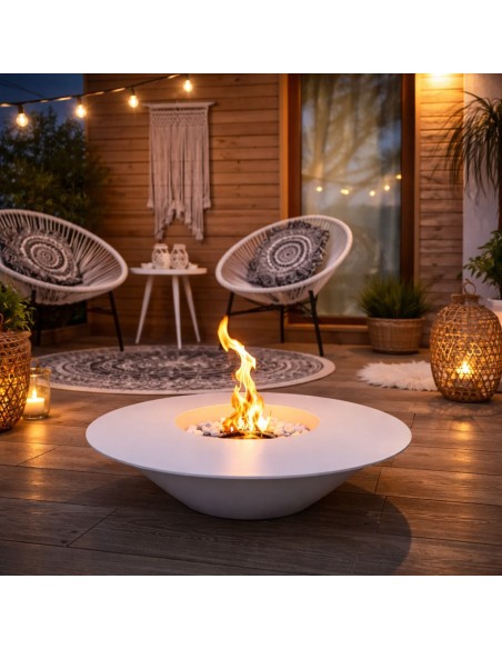 Braciere a bioetanolo da giardino Santorini | Divina Fire
