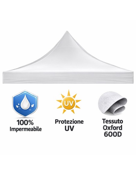Teli laterali gazebo con porta o finestra | Divina Garden