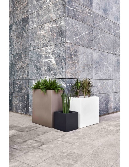 Vaso quadrato da esterno Schio Cubo 30-58 cm | Tera