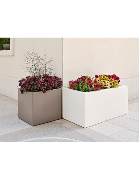 Vaso quadrato da esterno Schio Cubo 30-58 cm | Tera