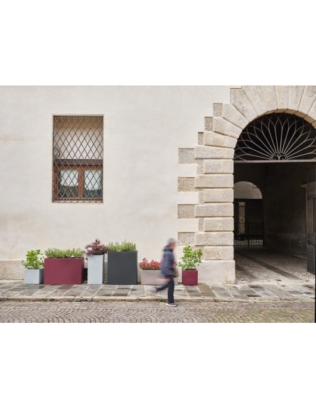 Fioriera alta da esterno Schio Tower, h 70 cm | Tera