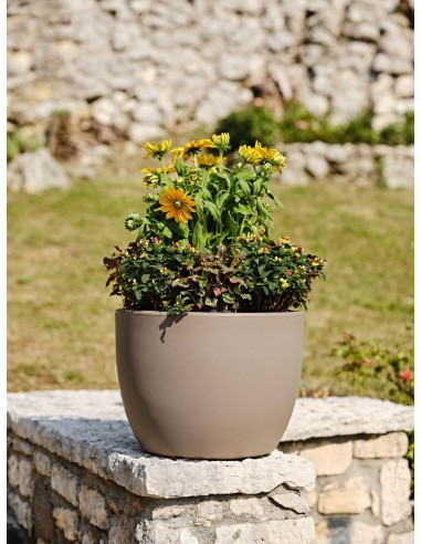 Vaso rotondo basso da esterno Ares Ø 30-70 cm | Tera