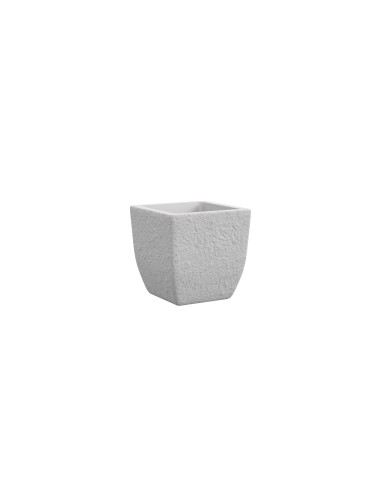 Vaso effetto pietra Lithos con riserva d'acqua | Tera