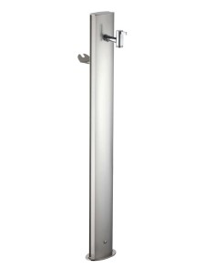 Fontanella da giardino effetto inox Steel-O | Colortap