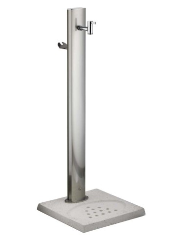 Fontanella da giardino effetto inox Steel-O | Colortap