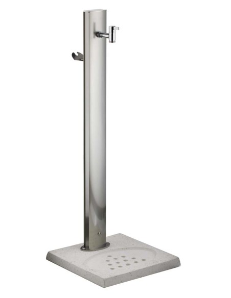 Fontanella da giardino effetto inox Steel-O | Colortap