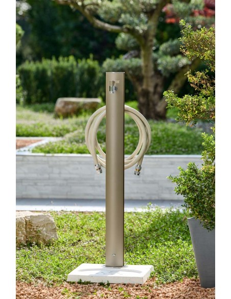 Fontanella da giardino moderna Totem, ovale | Colortap
