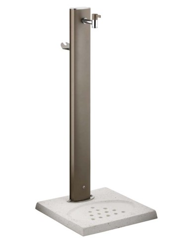 Fontanella da giardino moderna Totem, ovale | Colortap