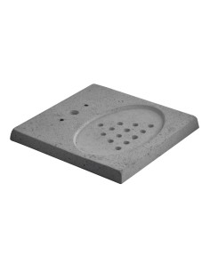 Base in cemento con griglia di scarico | Colortap