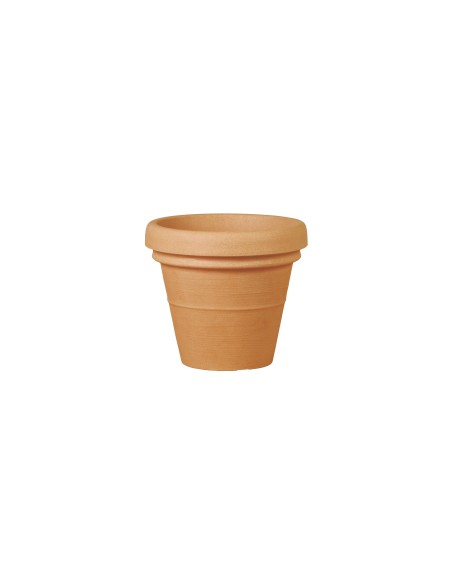 Vaso doppio bordo effetto terracotta Ø 38-85 cm | Tera