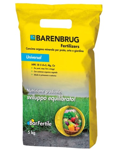 Concime universale prato e orto BarFertile Universal 5 kg