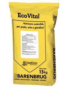 Concime organico azotato prato EcoVital 15 kg | Barenbrug