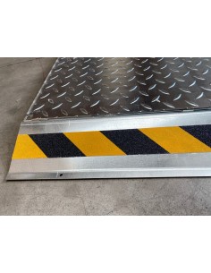 Profilo antiinciampo in lamiera 126 cm per pedana riscaldant