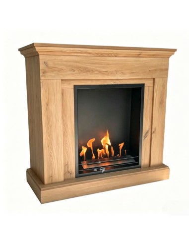 Biocamino con cornice in legno Ronald | GMR