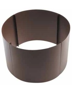 Aiuola rialzata in metallo corten ø 60 cm | Verdemax