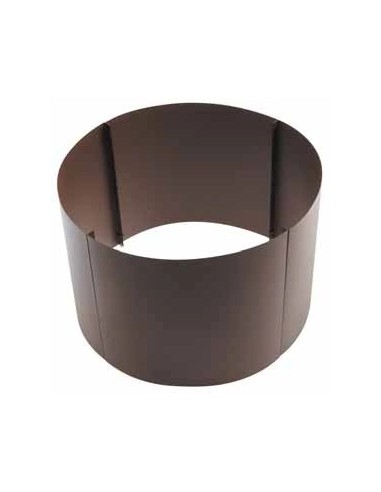 Aiuola rialzata in metallo corten ø 60 cm | Verdemax