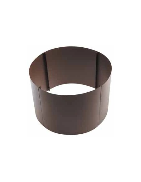 Aiuola rialzata in metallo corten ø 60 cm | Verdemax
