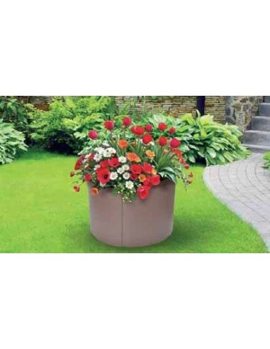 Aiuola rialzata corten ø60 – ambientazione – Verdemax