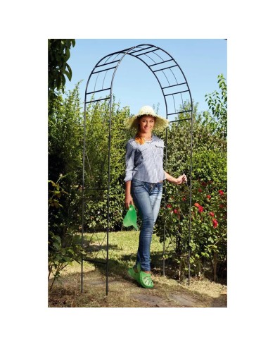 Arco per rampicanti in acciaio 110 x 36 cm – Verdemax