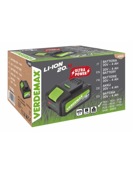 Batteria 20V per attrezzi da giardino E-Power | Verdemax