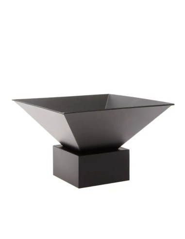 Braciere da giardino in metallo Quadrato 50 x 50 cm su base – dettaglio – Verdemax