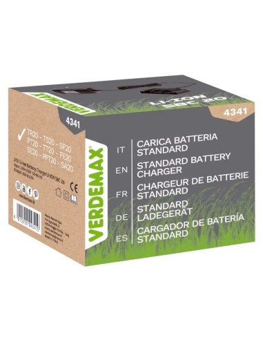 Caricabatteria 20V Verdemax E-Power: standard o rapido