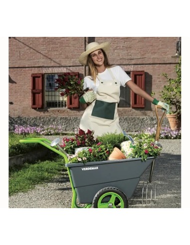 Carriola da giardino 110 litri – ambientazione – Verdemax