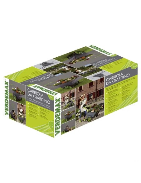 Carriola da giardino 110 litri ribaltabile | Verdemax