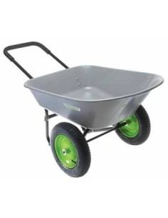 Carriola a due ruote 65 litri, ruote pneumatiche | Verdemax